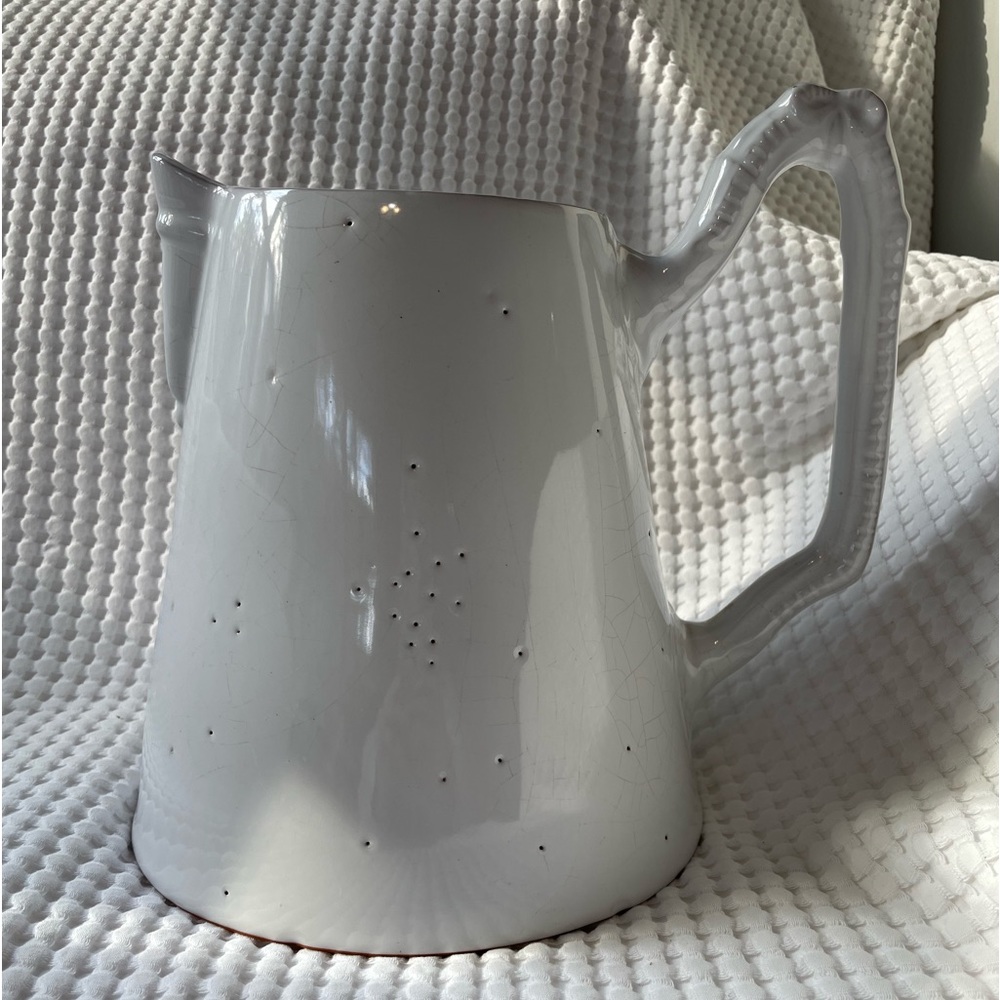 Large English Earthware Pitcher.